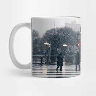 New York City Blizzard Union Square Mug